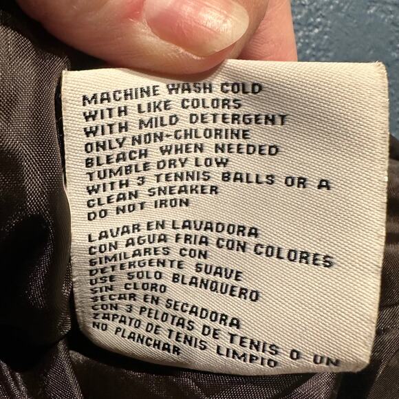 Nine West Chocolate Brown Puffer Vest Extra Large Down and Feather Filled - Picture 4 of 8